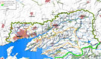 Carte du territoire du SAGE de l'Elorn