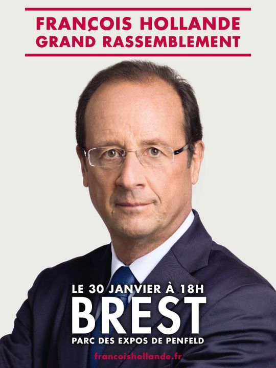 François Hollande à Brest