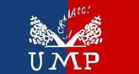 Le-logo-de-l-ump-coupe-en-deux
