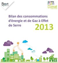 Brest_Bilan consommation énergie et GES 2013